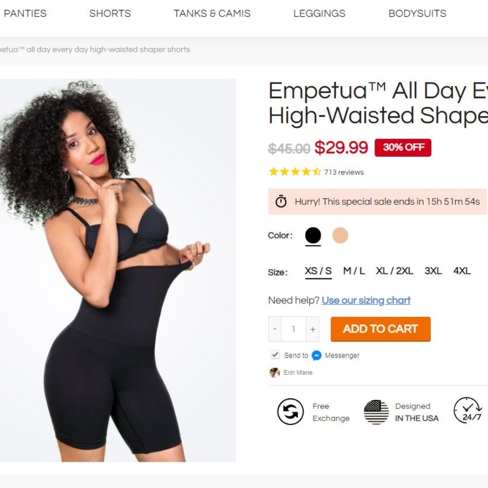 NWT Shapermint Empetua High Waisted Shorts